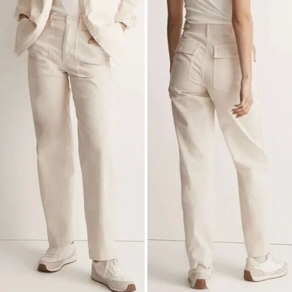 NEW Madewell‎ The Perfect Vintage Wide Leg Pant: Utility Edition, 28, NK096 - Picture 1 of 15